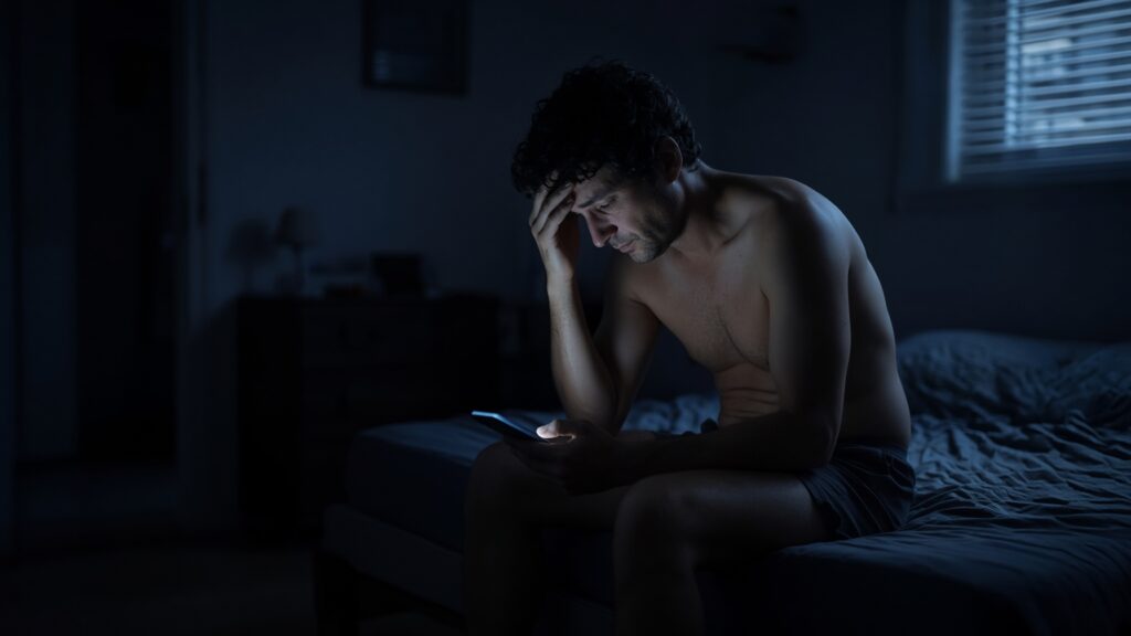 Punheta na madrugada — solidão