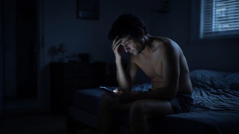Punheta na madrugada — solidão